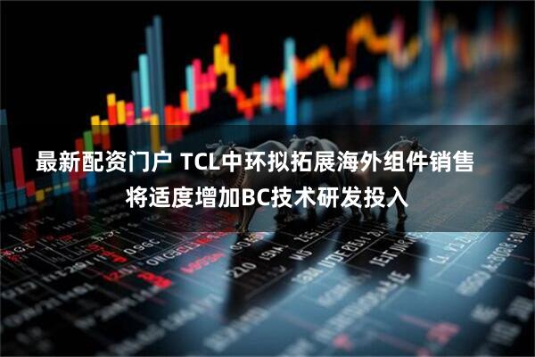 最新配资门户 TCL中环拟拓展海外组件销售    将适度增加BC技术研发投入
